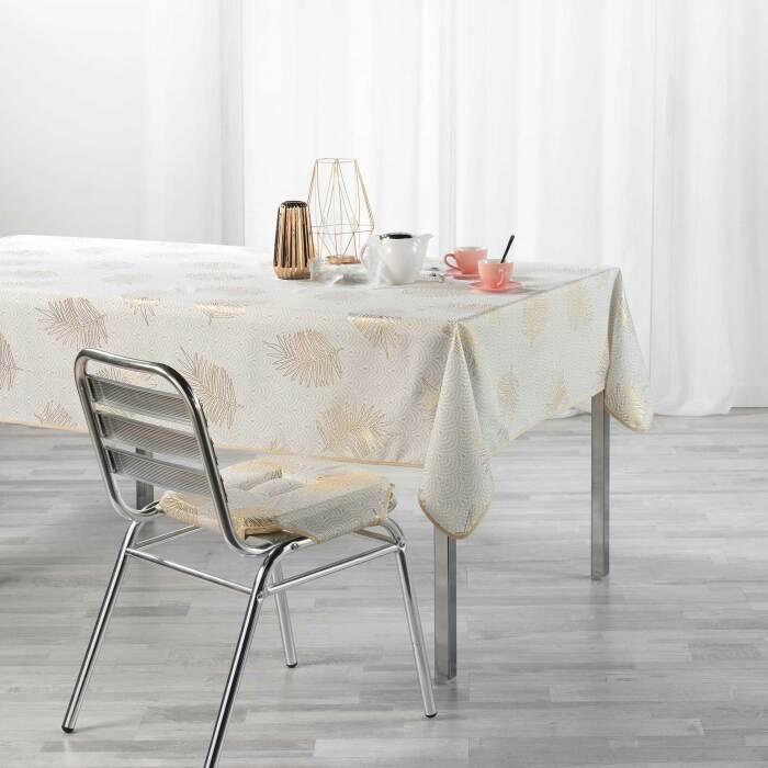 NAPPE RECTANGLE 145X240 CM POLYESTER IMP SUNNY GOLD