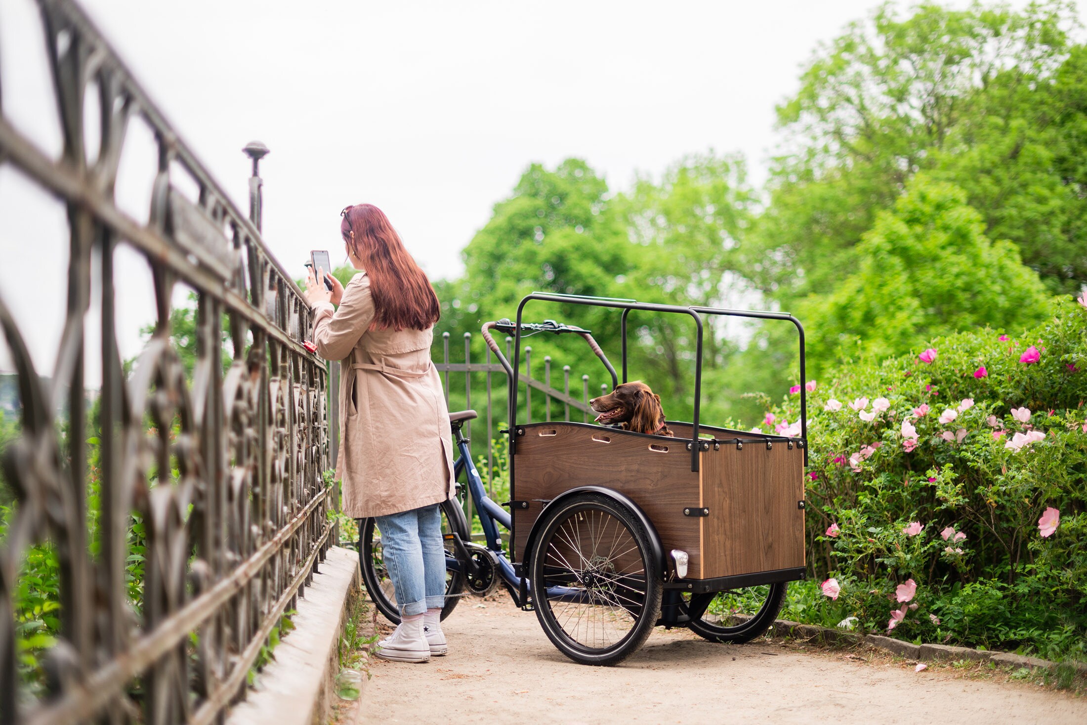 Adore Adore Cargo E-Bike Urban Deluxe blau