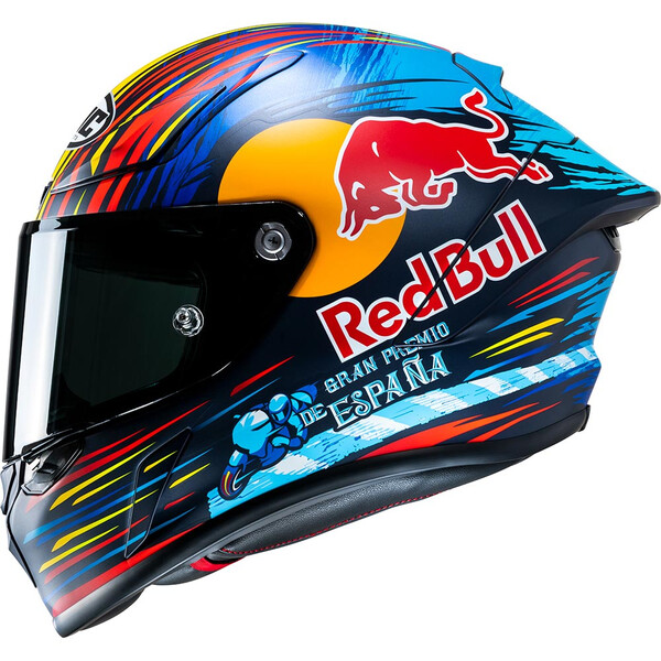 HJC - Casque RPHA 1 Red Bull Jerez GP MC21SF / Bleu / Rouge / Jaune