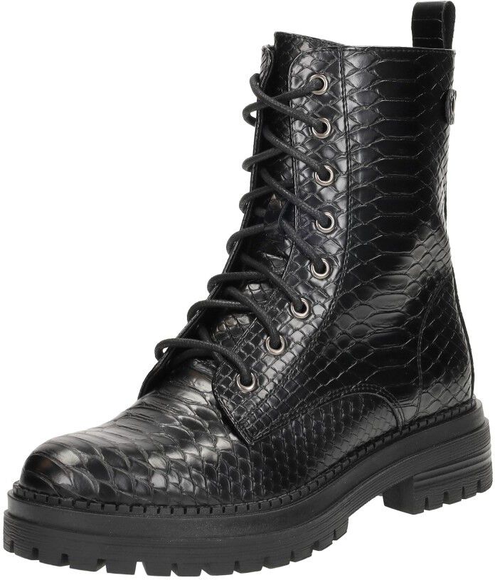 Sub55 Veterschoenen Hoog zwart