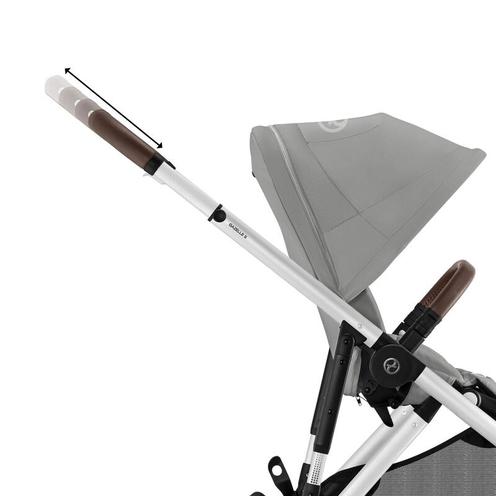 Poussette GAZELLE S Silver Stone Grey - CYBEX