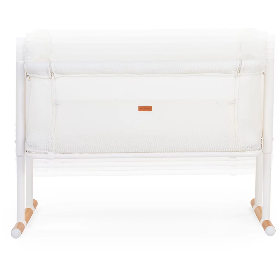 CHILDHOME Beistellbett Evolux Buche, weiß