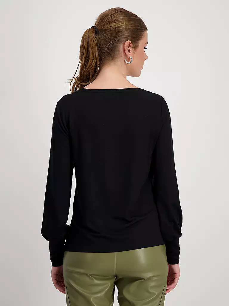 MONARI Blusenshirt schwarz
