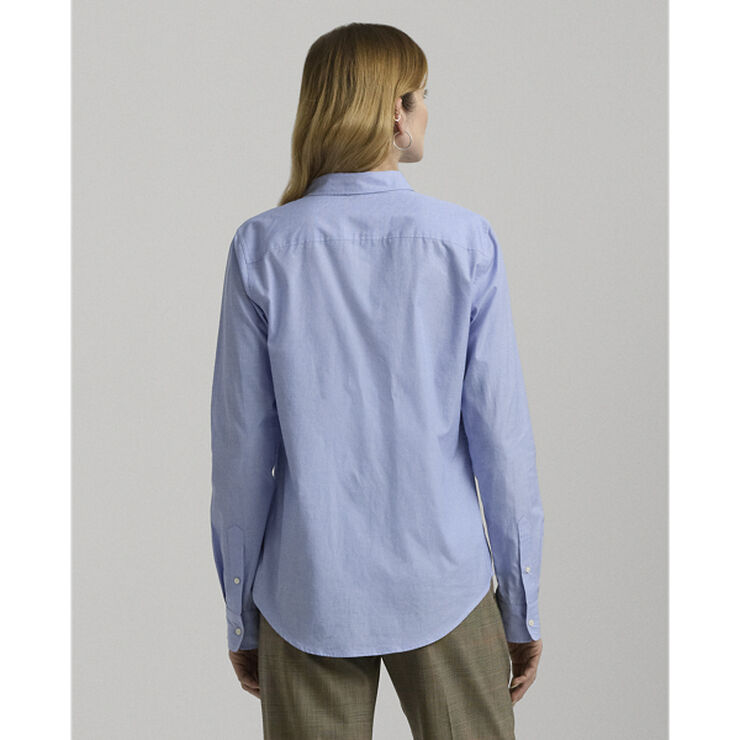 Lauren Ralph Lauren Y/D CTTN END ON END-SHIRT Classic medium blue