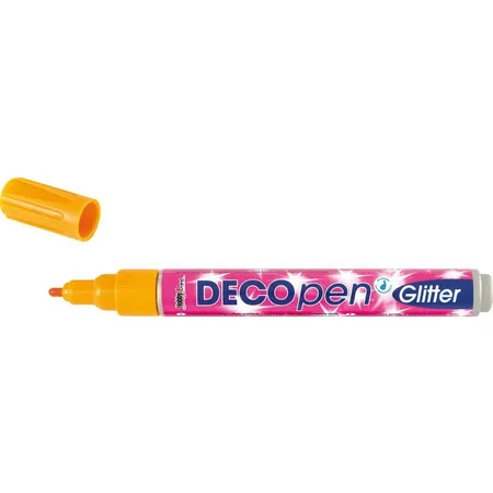 KREUL DecoPen Glitter Silber 1-3 mm