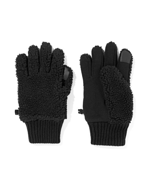 gants spécial écran tactile pour hommes noir