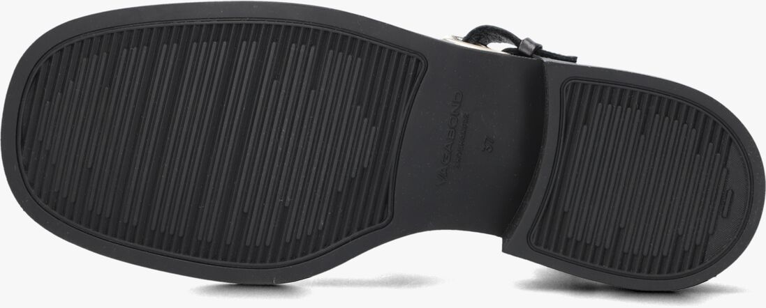 zwarte vagabond shoemakers platte sandalen ellis