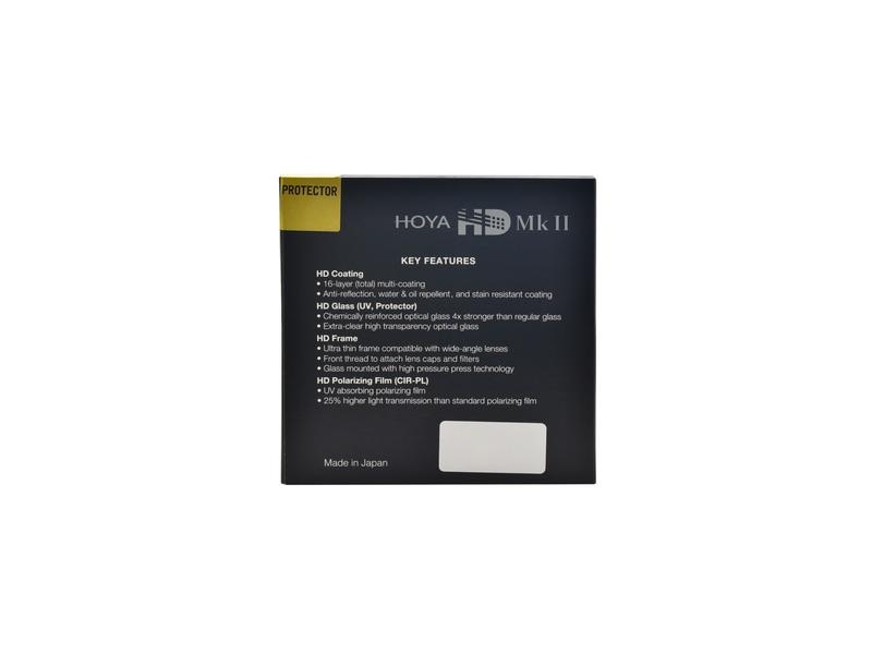 Hoya Objektivfilter HD Mk II Protector – 62 mm Schmaler, 16-fach beschichteter Schutzfilter aus optischem Glas