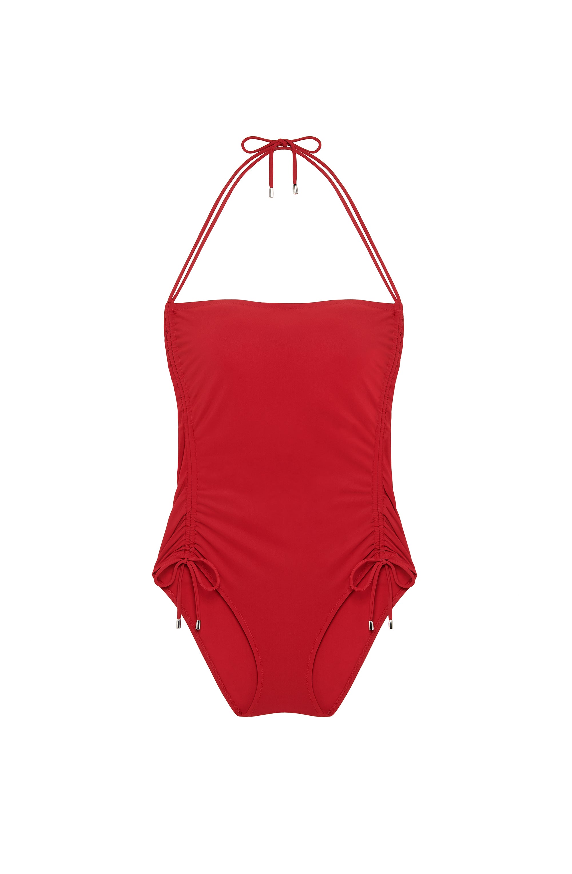 alongo Maillot de bain 1 pièce rouge dos nu Garance