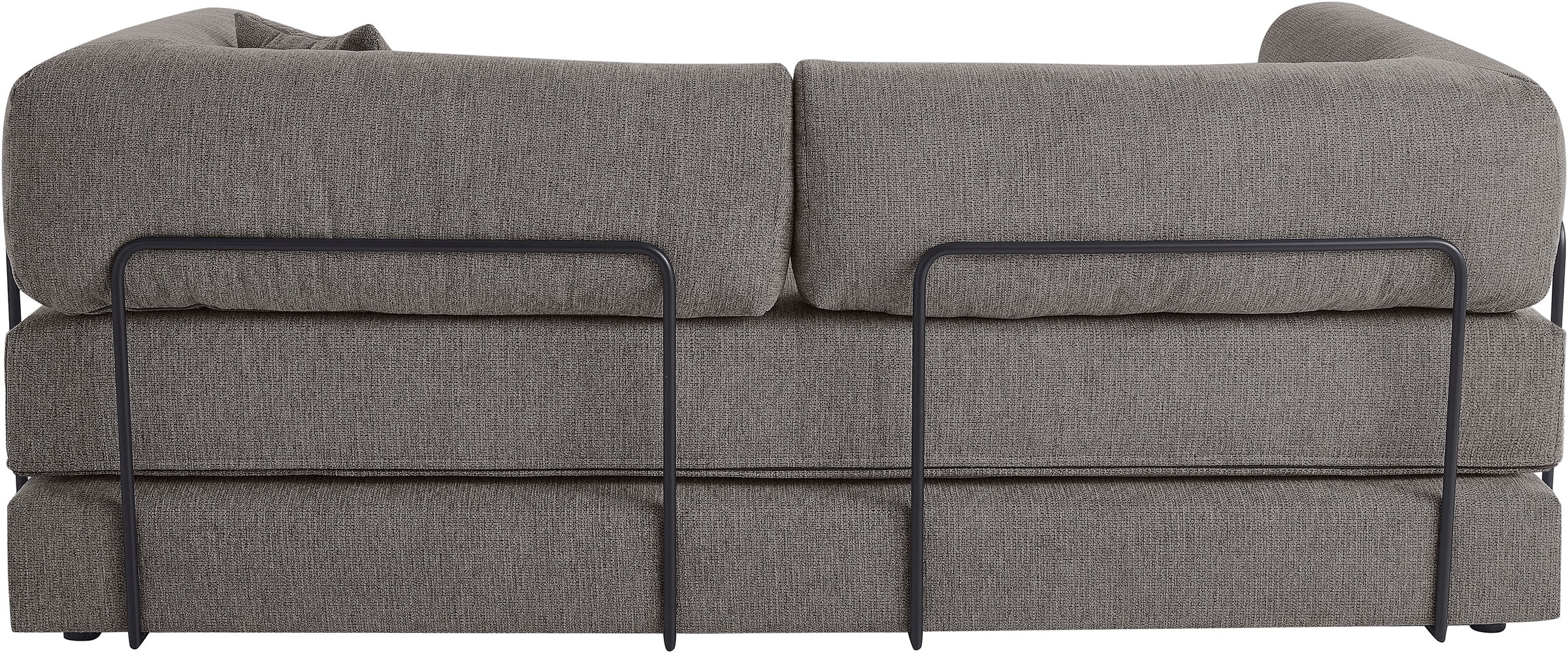 homsy by Ana Johnson Schlafsofa »Folda, Dauerschläfer, Breite 206 cm, Liegefläche 181x198 cm« mit Bett-/Schlaffunktion, inkl. 1x Zierkissen, Tonnentaschenfederkern