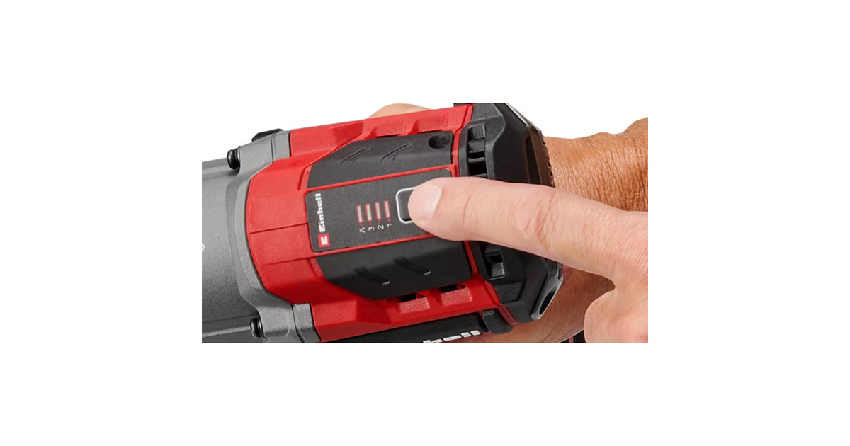 EINHELLProfessional Accu Slagmoersleutel TP-CW 18/750-C Li BL-Solo  (Rood/zwart, Power X-Change, Accu en oplader niet inbegrepen)