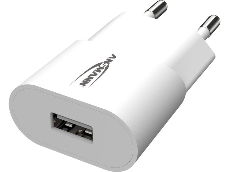 Ansmann USB-Wandladegerät Home Charger HC105 5W, 1x USB, We Leistungsstarker Indoor USB-Ladeadapter