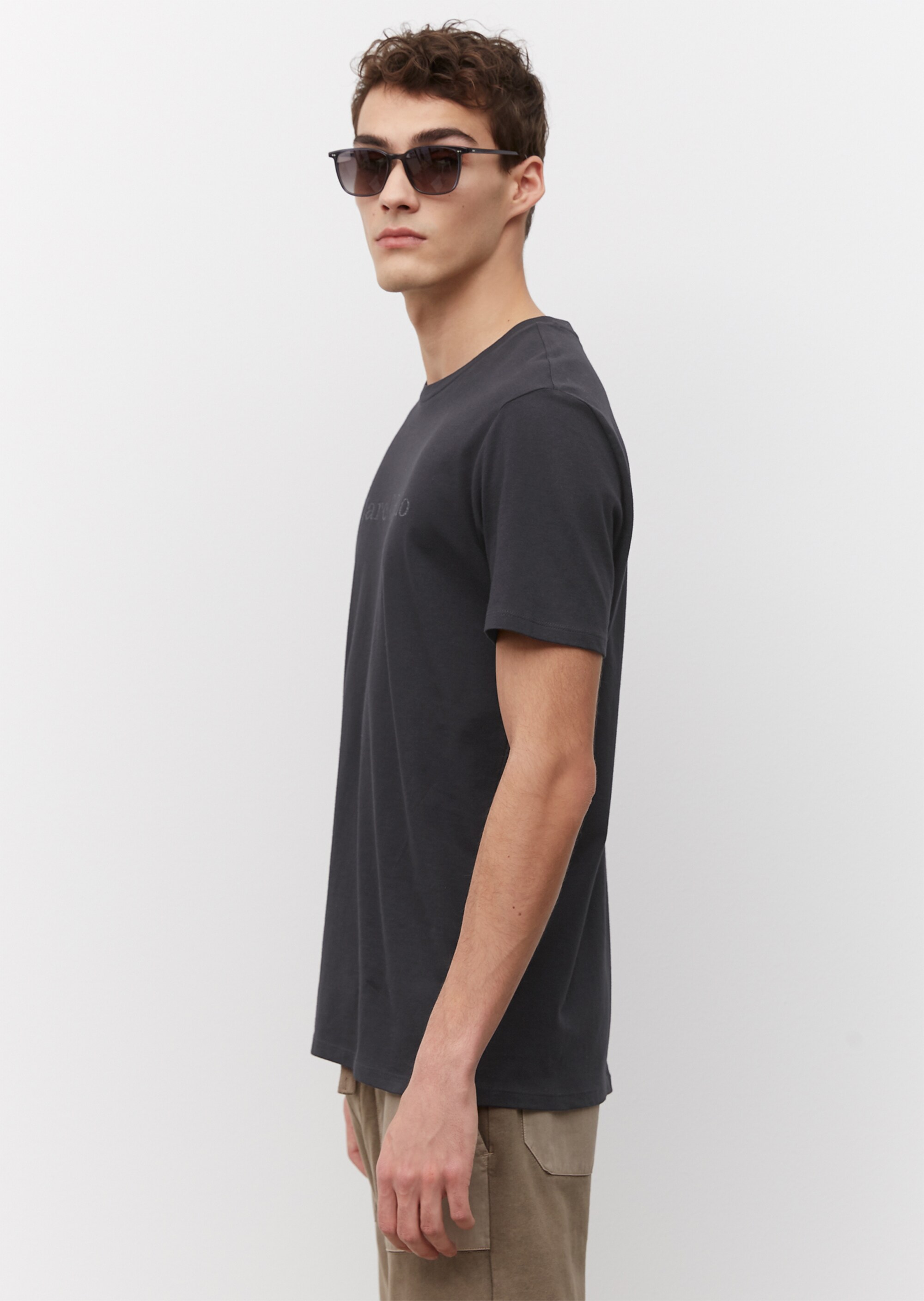 Logo-T-Shirt regular aus reinem Organic Cotton
