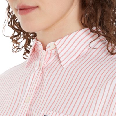 Chemise à manches longues femme Tjw Drapy Striped boyfriend TOMMY HILFIGER