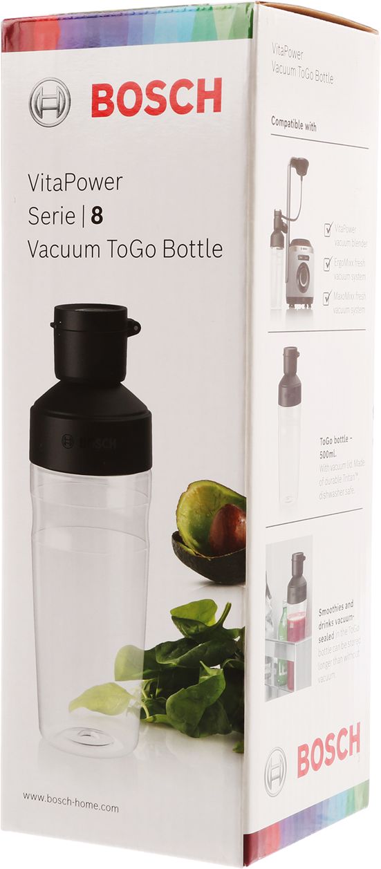 Garrafa de 0,5 l para viagem e embalagem a vácuo, código 17002892MMZV0BT1