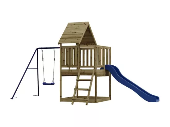 Aire de jeux d'extérieur bois de pin imprégné