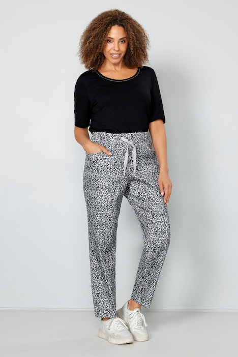 Joggpants, Leomuster, Elastikbund