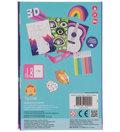 Tiger Tribe Buntstifte-Set - 3D - Rainbow Träume