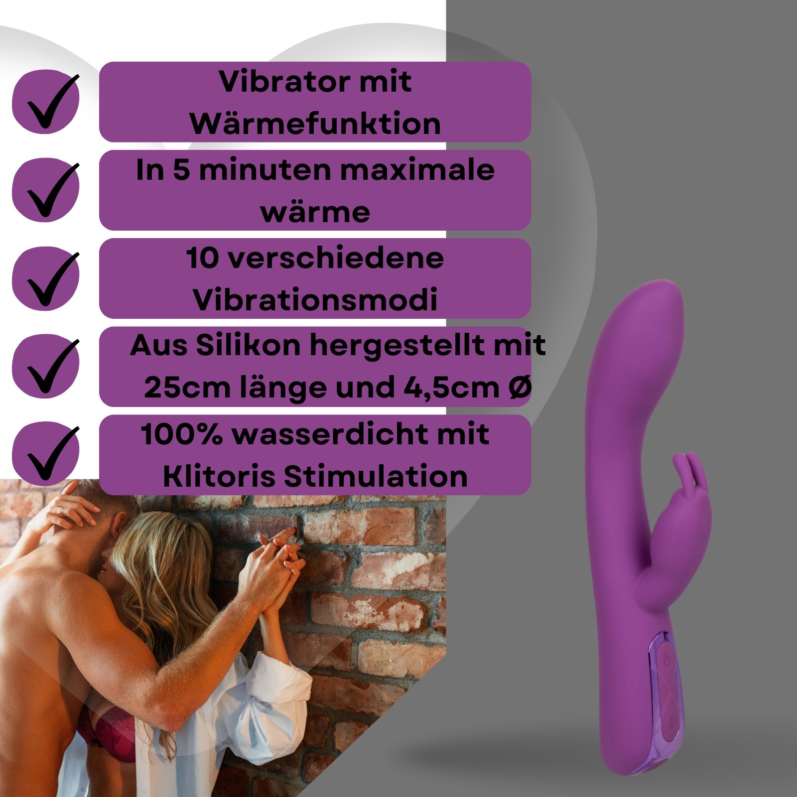 Lovelyness - Wärmener Vibrator Rabbit
