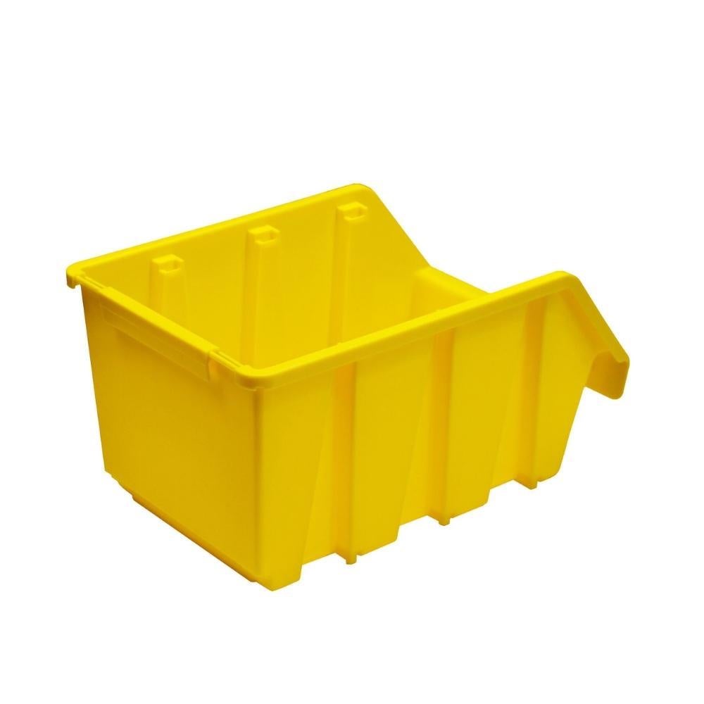 PROREGAL SuperSaver Set 10x Opbergdoos 3 HxBxD 12,6 x 17 x 24 cm Polypropyleen Geel