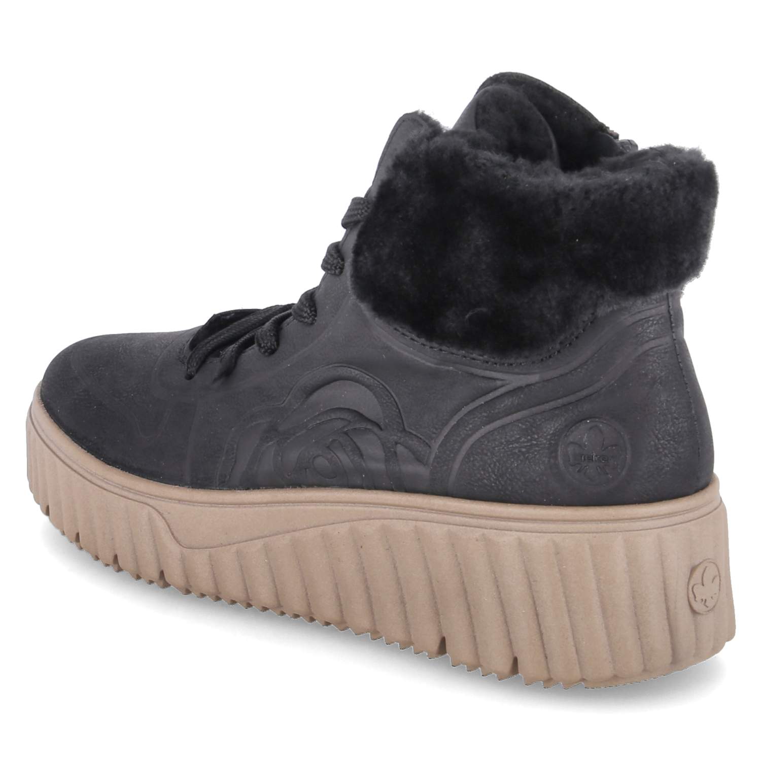 Rieker Winterstiefeletten  - schwarz