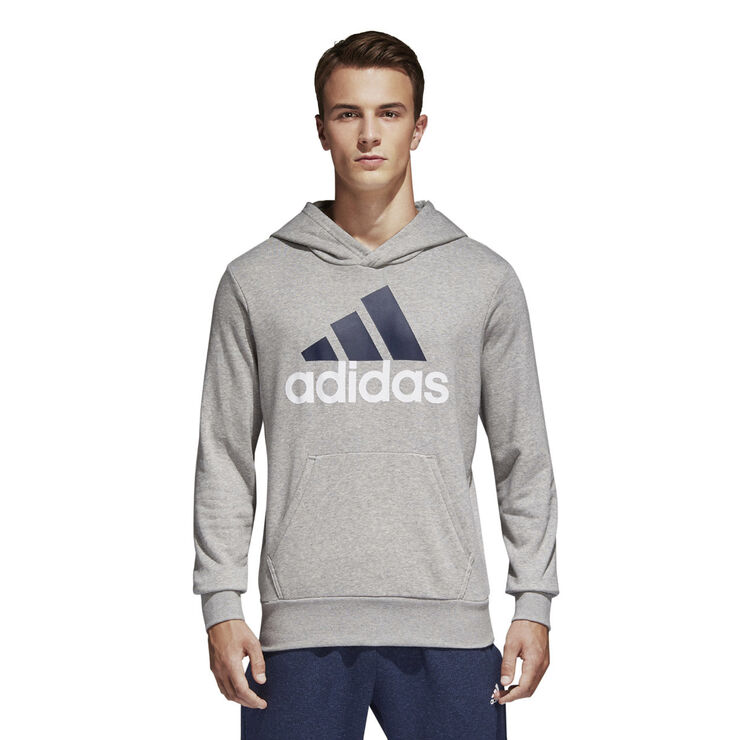 adidas Essentials Linear Hættetrøje Grå