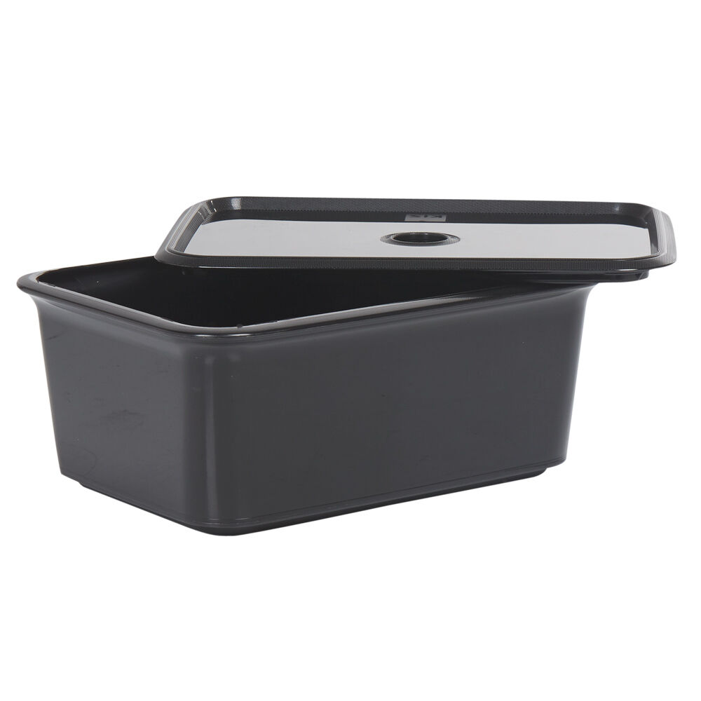 Boîte de rangement 3 L noir