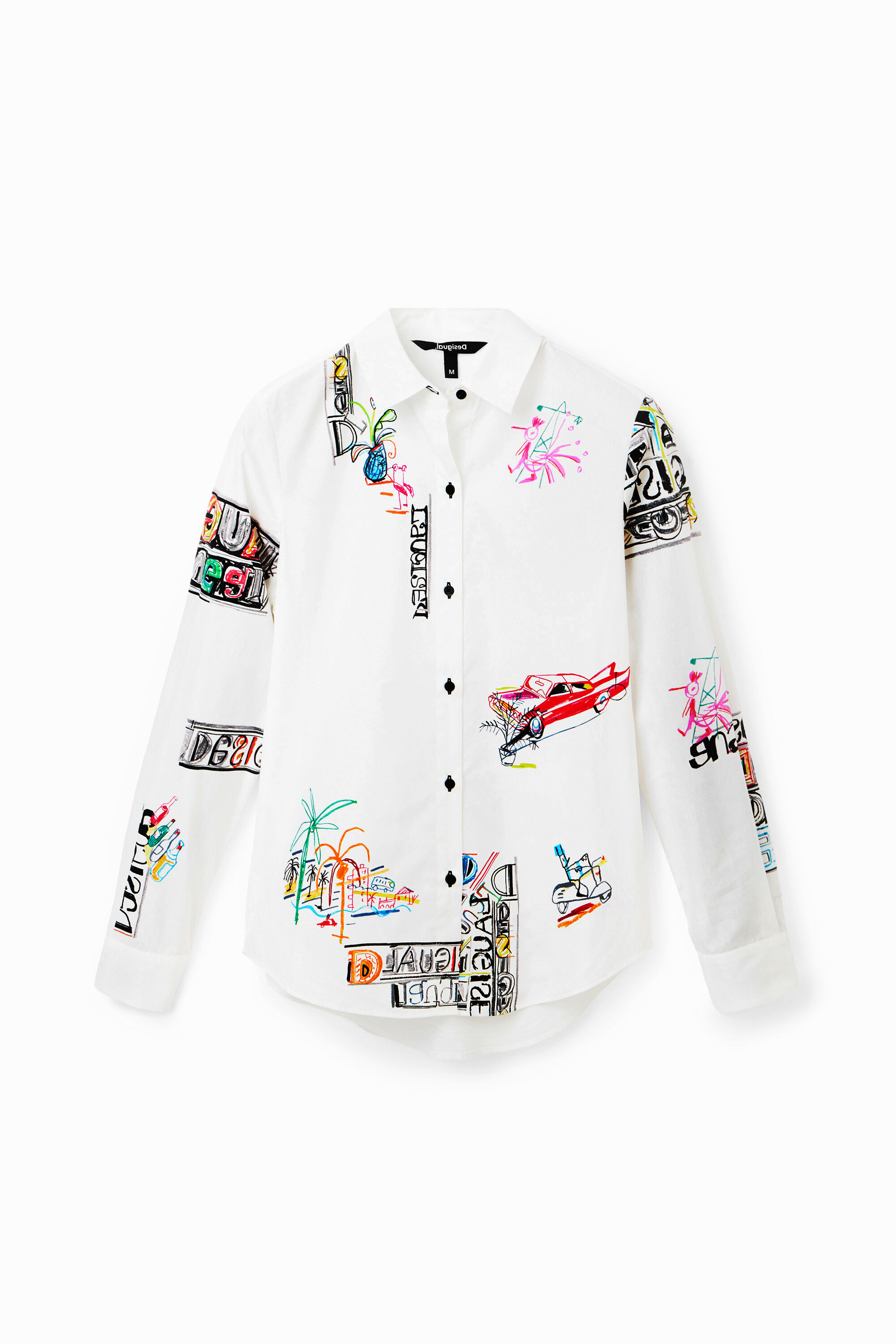 Chemise manches longues illustrations