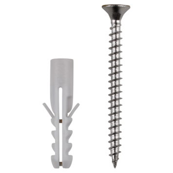 KARWEI Basisplug 6x30mm uni 4x45 RVS 10ST