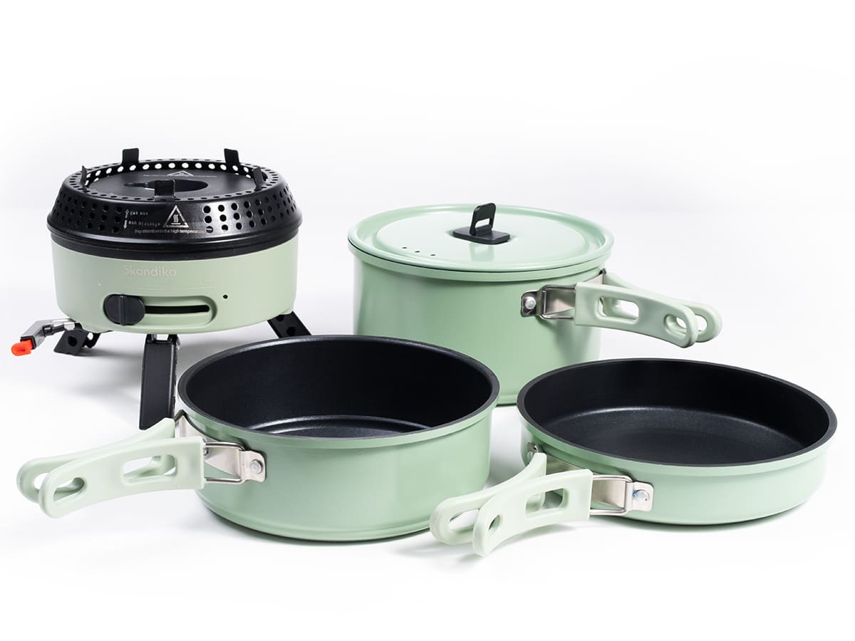 Skandika Rask hybride elektrische gasbarbecue - Green