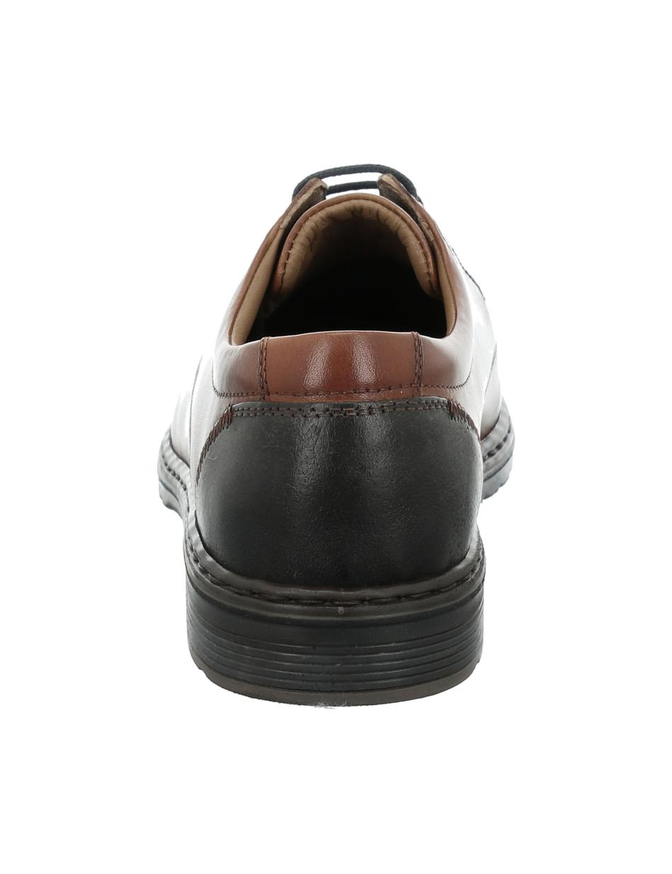 Halbschuh Alastair 01, cognac-kombi