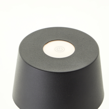 Brilliant USB oplaadbare tafellamp Jona 2W zwart