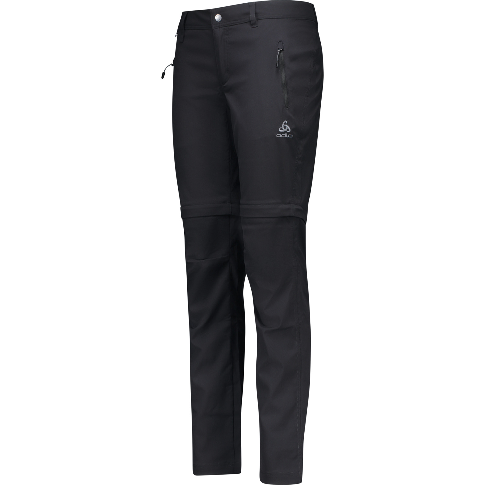 Odlo Damen-Wanderhose Wedgemount Zipp-off schwarz, 38
