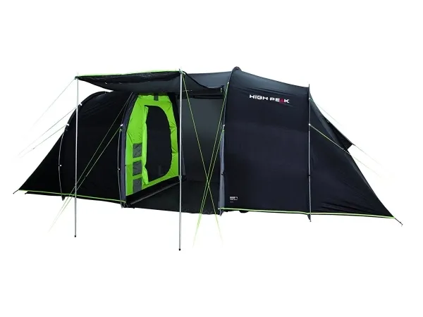 High Peak Tauris 4, Camping, Tunneltelt, 11,8 kg, Grøn, Grå