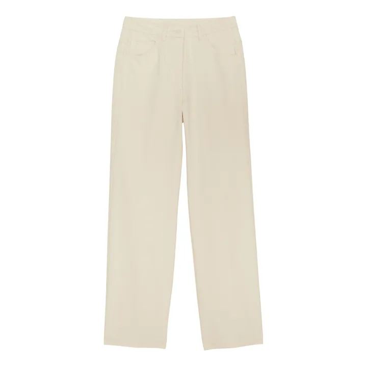 Hartford Pantalon Pad Sergé | Ecru
