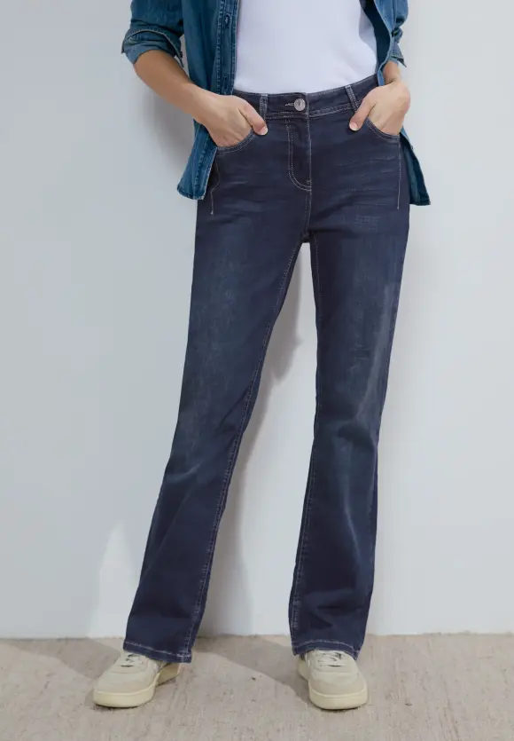 Slim Fit Jeans - mid blue wash