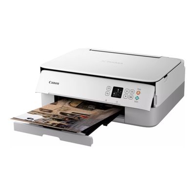Canon PIXMA TS5351i - imprimante multifonction jet d'encre couleur A4 - Wifi, Bluetooth, USB 2.0 - blanc