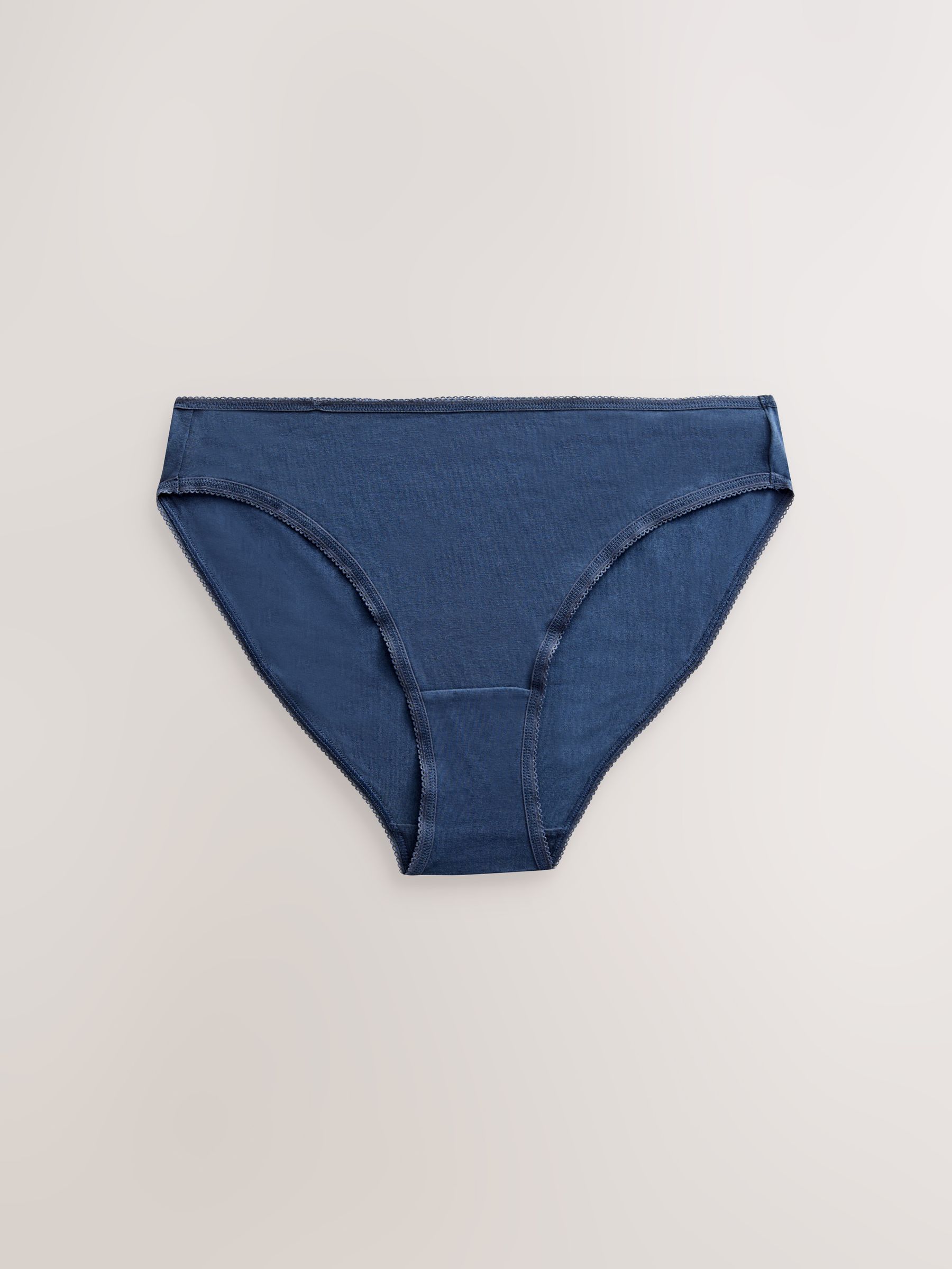 Roze/blauw - Set van 7 slips met hoog katoengehalte