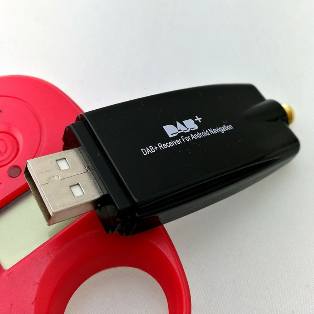 Auto DAB / DAB  Radio Empfänger / Receiver mit USB A Anschluss für Android Navigationssysteme - Schwarz
