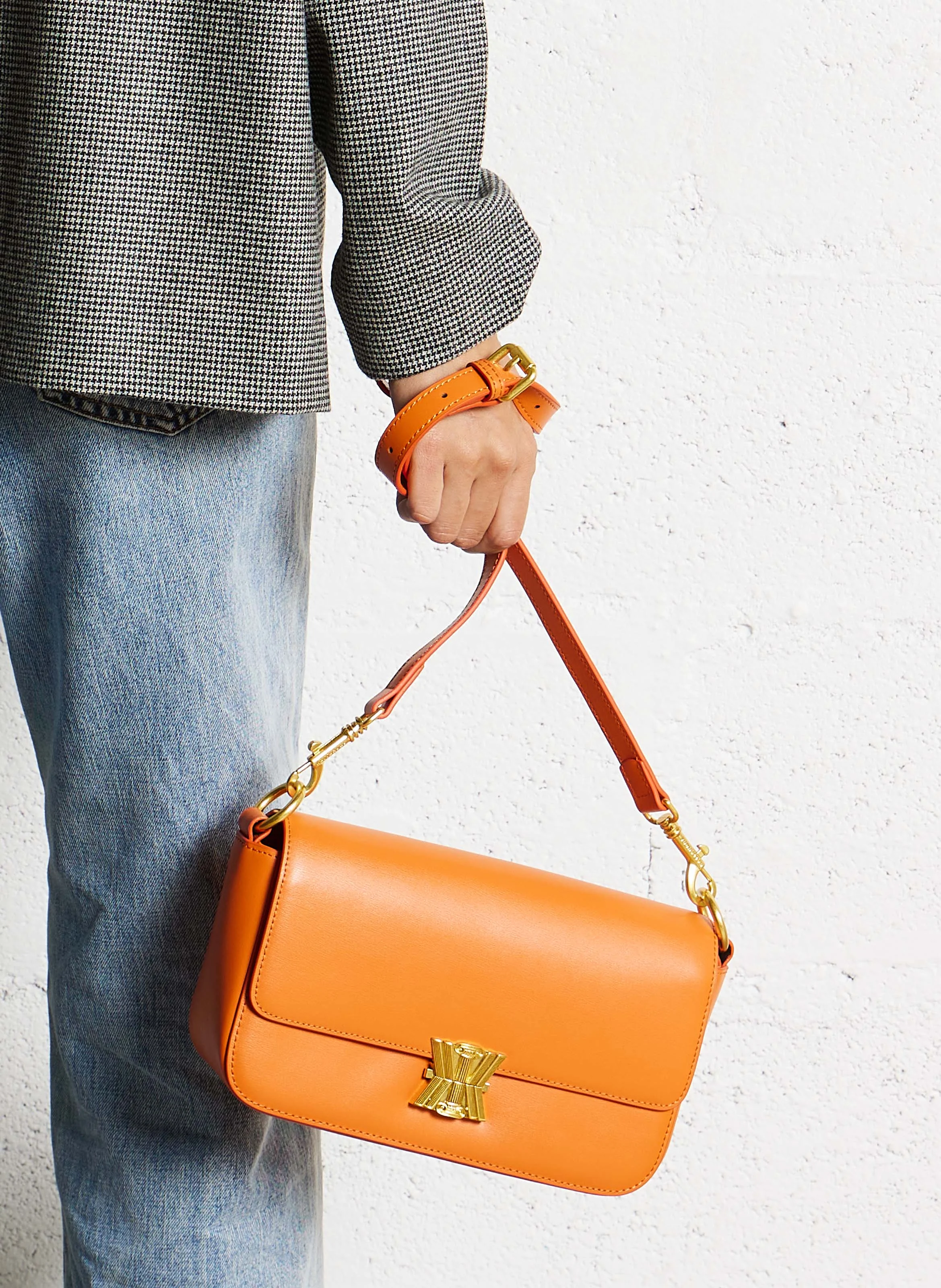 ALICE - Sac bandoulière en cuir | Orange