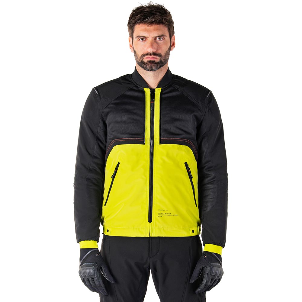Alpinestars - Blouson Mootant Waterproof Noir / Jaune fluo