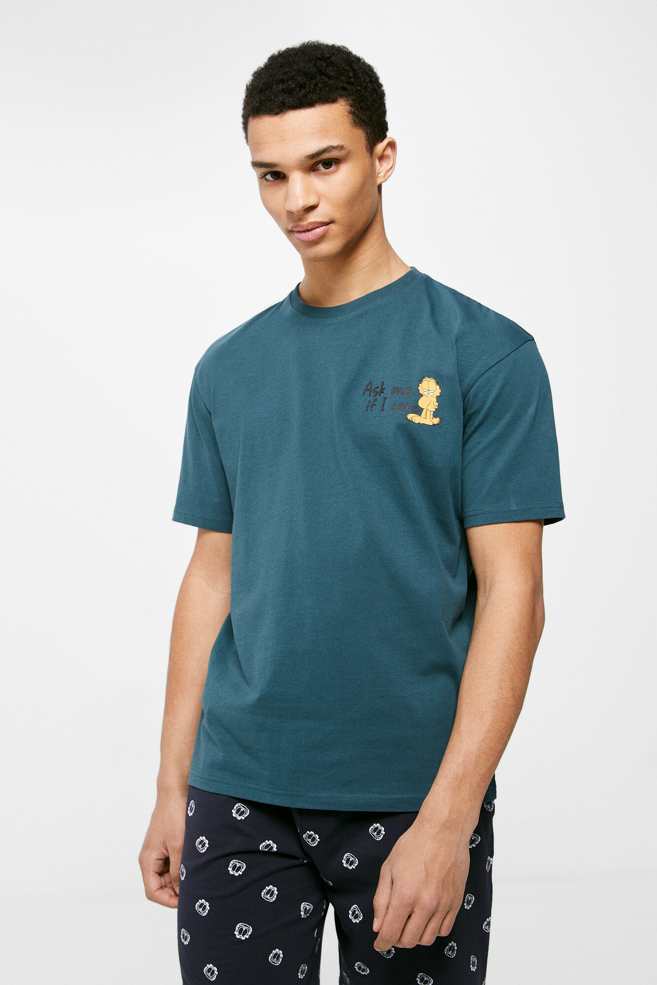 Pijama curto Garfield™ - azul