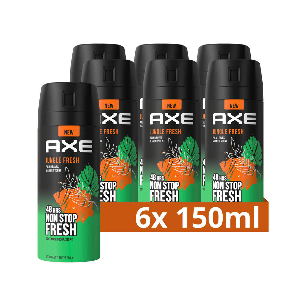Jungle Fresh deodorant bodyspray - 6 x 150 ml