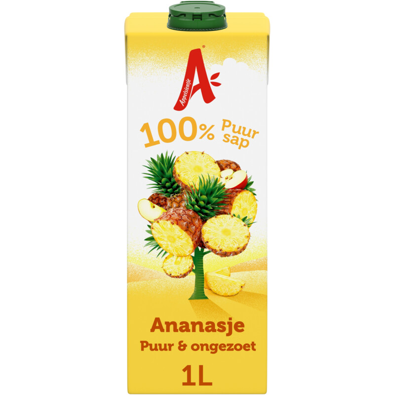 Appelsientje Ananasje 100% puur sap