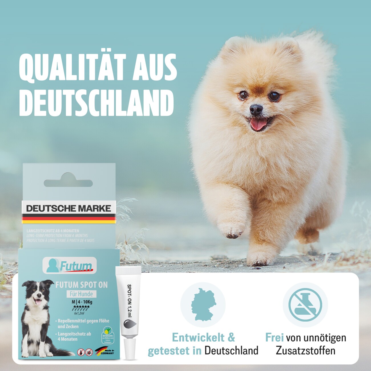 Futum Spot On (6x1,2ml) für Hunde 7 ml