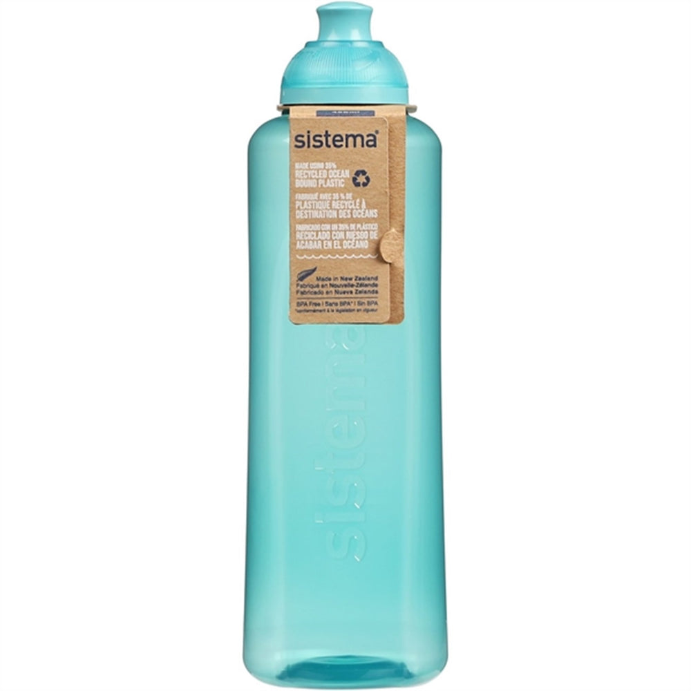 Køb Sistema Twist 'n' Sip Swift Drikkedunk 480 ml Teal Stone