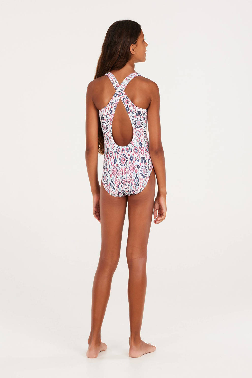 badpak PRTSHAKILA JR wit/blauw/roze