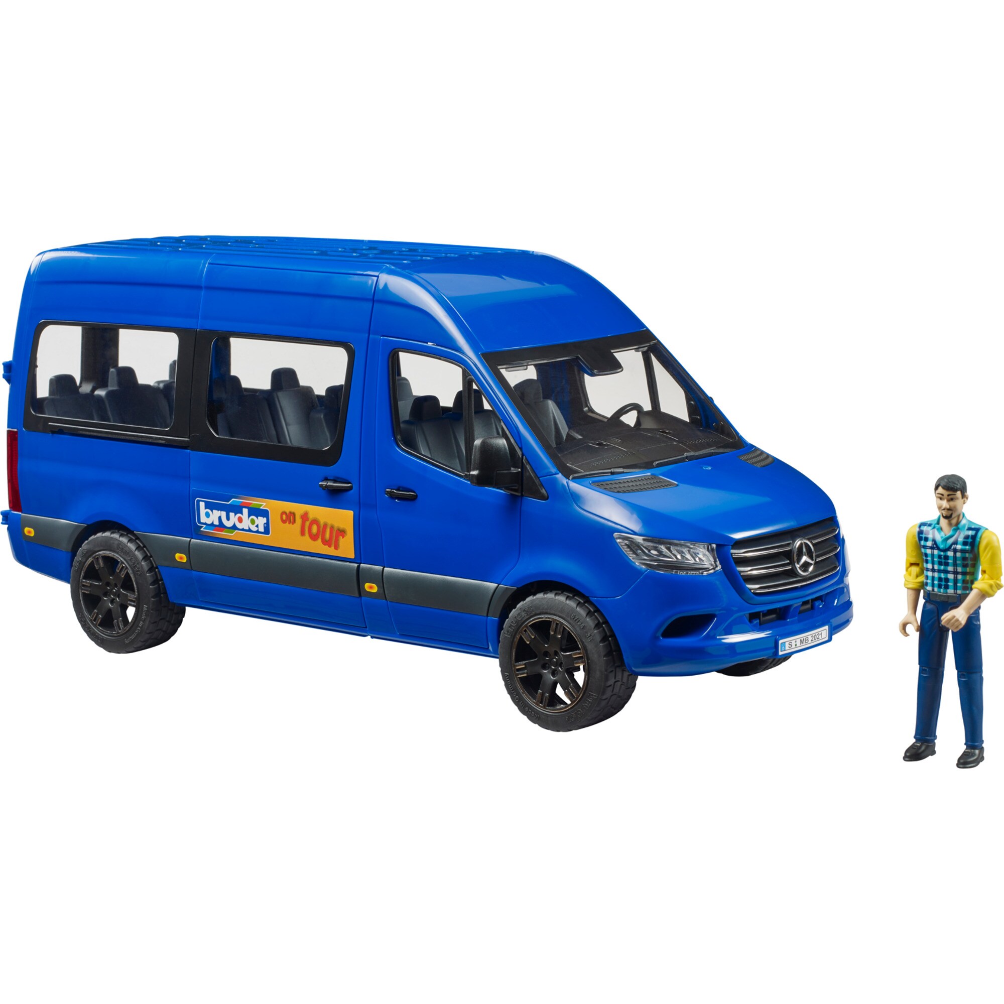 bruder Modellfahrzeug Mercedes Benz Sprinter Transfer mit Fahrer