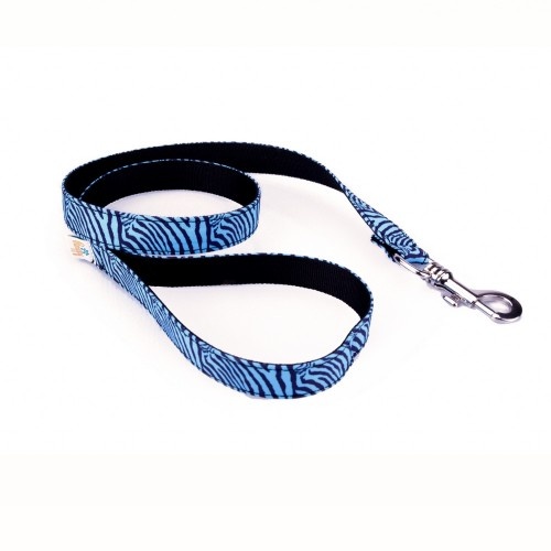 Coleira para cães Pappy Blue Zebra