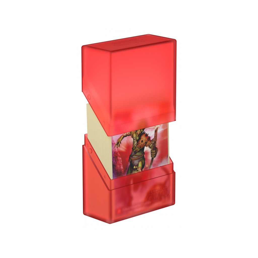 Ultimate Guard Boulder™ Deck Case 40+ taille standard Ruby